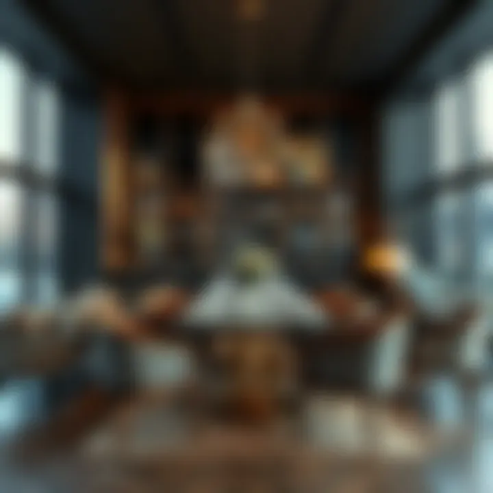 Sophisticated Layout Sophisticated layout with an inviting dining atmosphere