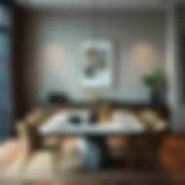 Stylish Material Selection Stylish material selection for dining table aesthetics