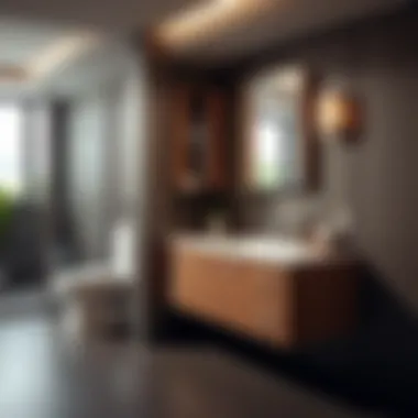 Stylish bathroom cabinet made from high-quality materials