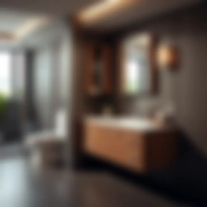 Stylish bathroom cabinet made from high-quality materials