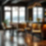 Elegant bar chair design blending modern and traditional styles