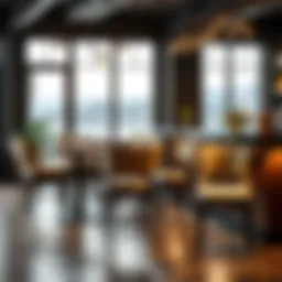 Elegant bar chair design blending modern and traditional styles