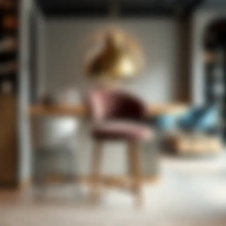 Diverse range of bar chair designs suitable for various interior styles