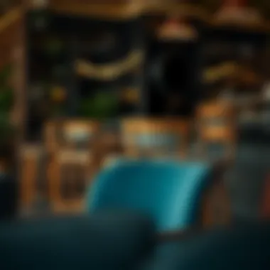 Collection of locally crafted bar chairs showcasing unique craftsmanship