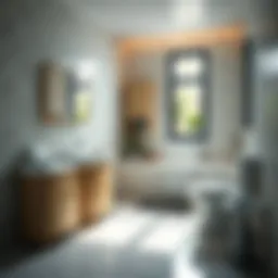 Elegant ceramic bathroom set showcasing its aesthetic appeal