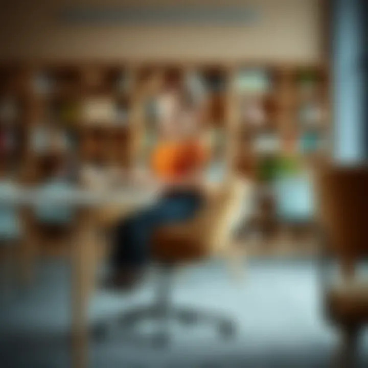 Engaged Learning Experience with Koçtaş Child engaged in studying at a stylish Koçtaş chair