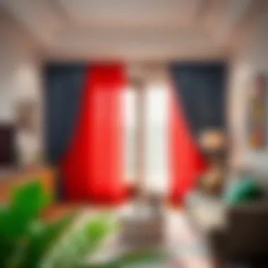 Creative color combinations and designs in double curtains for personalized spaces