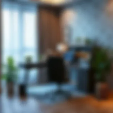 Aesthetic computer workspace with decorative elements