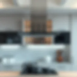 Stylish kitchen hood design showcasing modern elegance