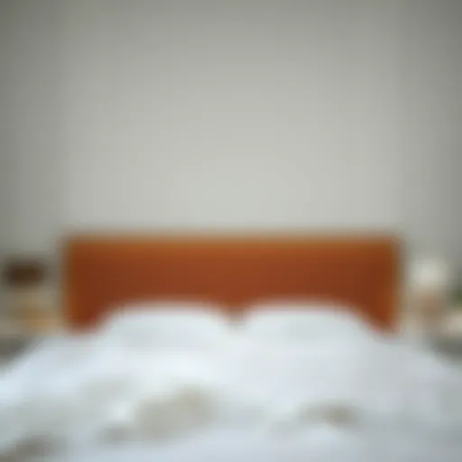 Luxurious double fitted sheet on a well-made bed