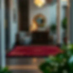 Elegant entrance mat enhancing aesthetic appeal
