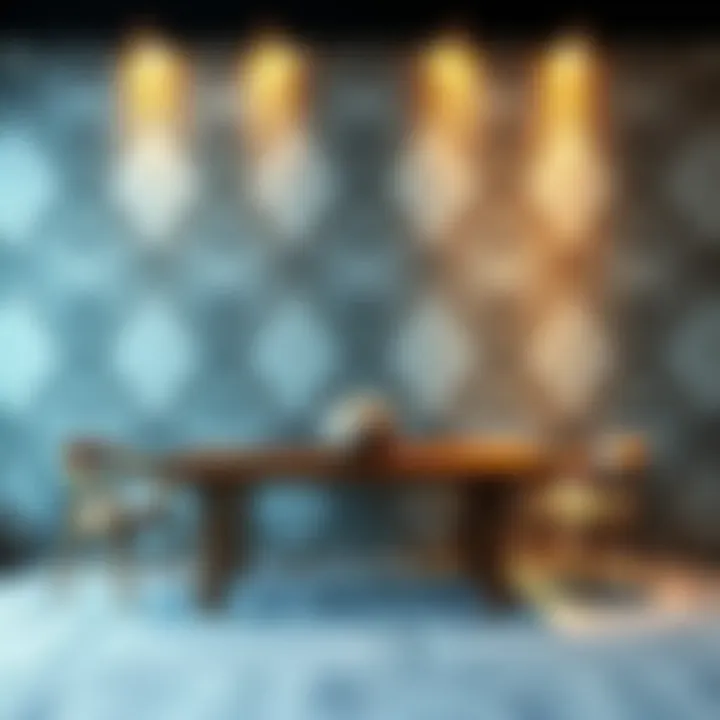 Elegant iron board cover showcasing sophisticated design patterns