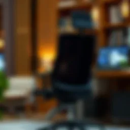 Ergonomic office chair with lumbar support