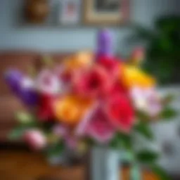 A vibrant bouquet symbolizing love and connection