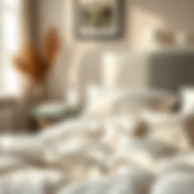 Cozy and Healthy Bedding A cozy bedding setup featuring a healthy duvet