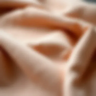 Close-up of high-quality fabric used in iron board covers
