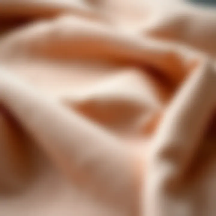 Close-up of high-quality fabric used in iron board covers