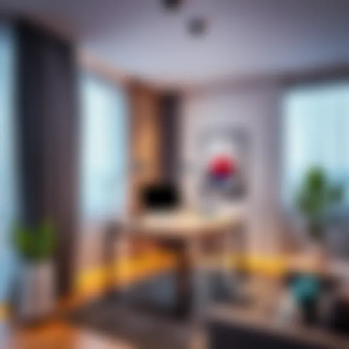 Innovative Home Office Design Ideas Trendy home office setup with modern decor