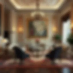 Luxurious design of a traditional carpet
