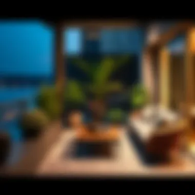 Modern Balcony Arrangement Stylish modern balcony arrangement featuring Koçtaş furniture