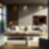 Sophisticated Sofa Design Elegant sofa set in a modern living room setting