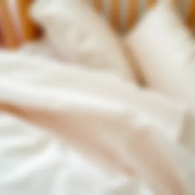 High-Quality Fabric in Baby Bedding Close-up of high-quality fabric used in baby bedding