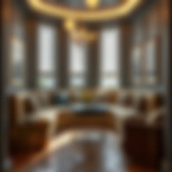 Luxurious corner seating with decorative cushions