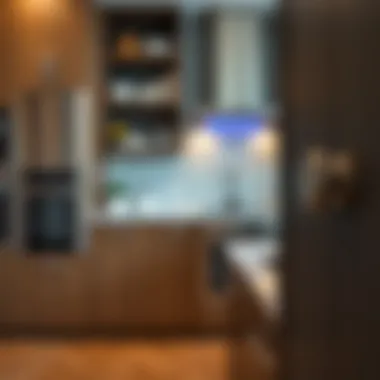 Trendy cabinet hardware paired with modern kitchen decor