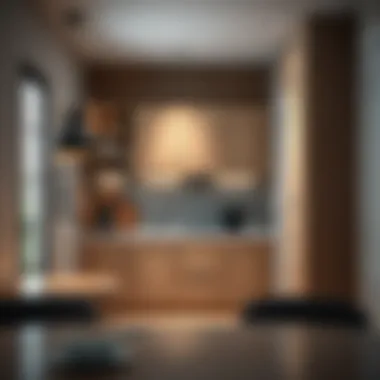 Creative storage solutions in a compact kitchen