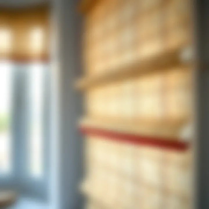 Diverse Fabric Textures for Kitchen Roller Blinds Close-up of fabric textures used in kitchen roller blinds