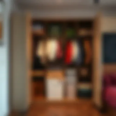 Maximizing Storage with Plastic Wardrobes Organized interior of a plastic wardrobe showcasing storage efficiency