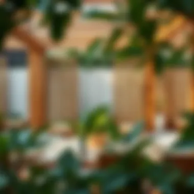 Material Choices for Outdoor Dividers Natural materials used in outdoor dividers