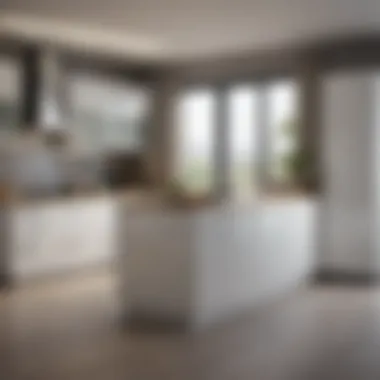 Modern Mobile Kitchen Cabinet in Professional Setting Modern mobile kitchen cabinet in a professional kitchen environment