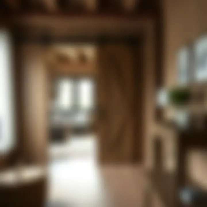 Charming Rustic Sliding Doors Rustic sliding door made of reclaimed wood