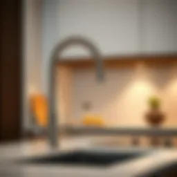 Elegant spiral kitchen faucet design showcasing modern aesthetics