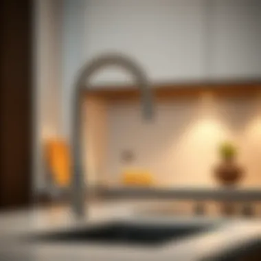 Elegant spiral kitchen faucet design showcasing modern aesthetics