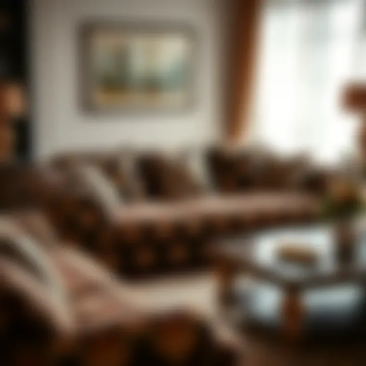 Diverse designs of tay tüyü couch covers