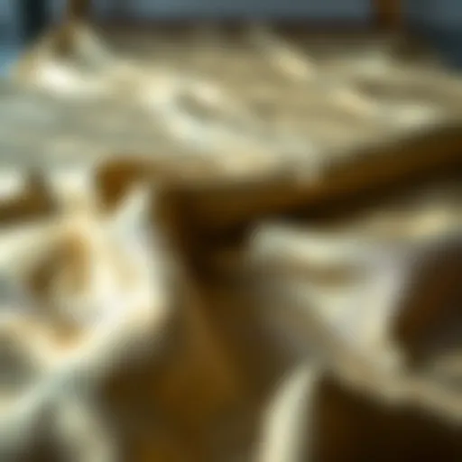 Luxurious fabric showcasing the elegance of tay tüyü