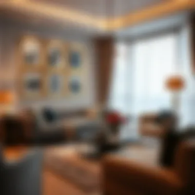 Stylish interior featuring tay tüyü couch covers