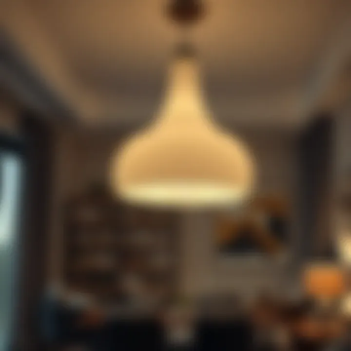 Stylish Inverted Ceiling Lamp Stylish inverted ceiling lamp blending with contemporary decor