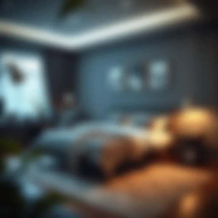 Trendy Decor for Single Bed Trendy decor elements complementing a single bed