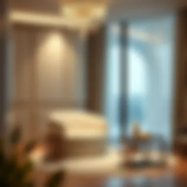 Elegant Design in a Contemporary Space Elegant oval chair cover in a modern setting