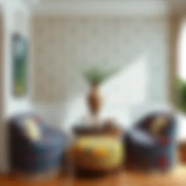 Vibrant Patterns to Elevate Your Space Colorful and patterned oval chair covers displayed