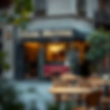 Exterior view of Uşak Mutfak Cafe in its local setting