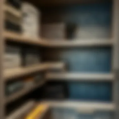 Diverse Options of Non-Slip Shelf Liners Varieties of non-slip shelf liners on display