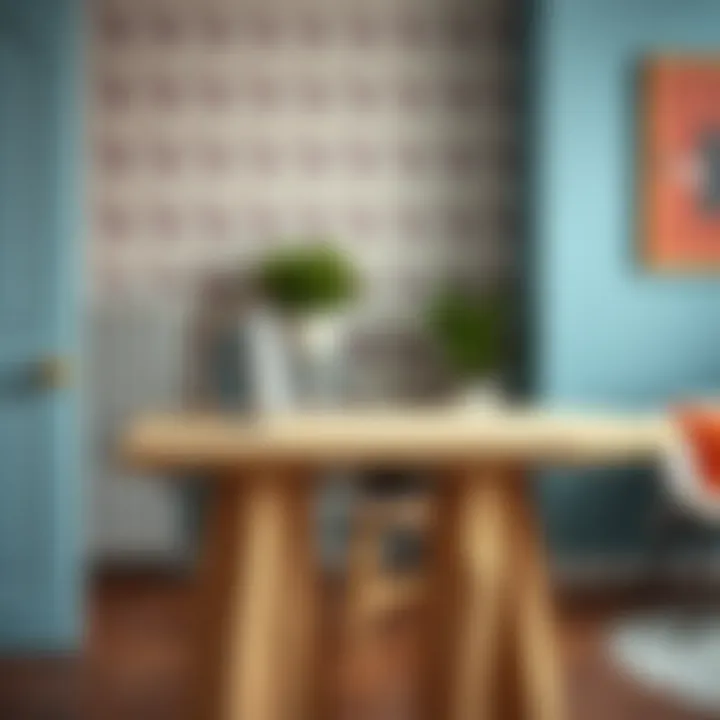 Ironing board cover in vibrant colors enhancing interior aesthetics