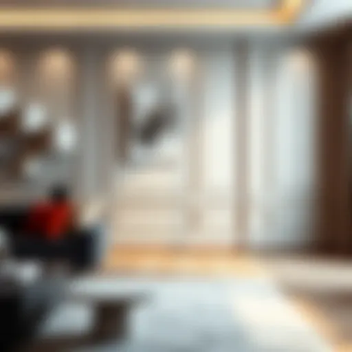 Elegant wall paneling that enhances interior aesthetics