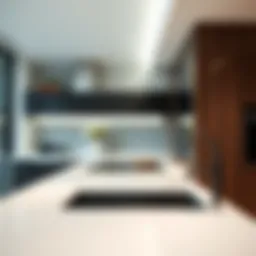 Sleek Werzalit kitchen countertop showcasing modern design