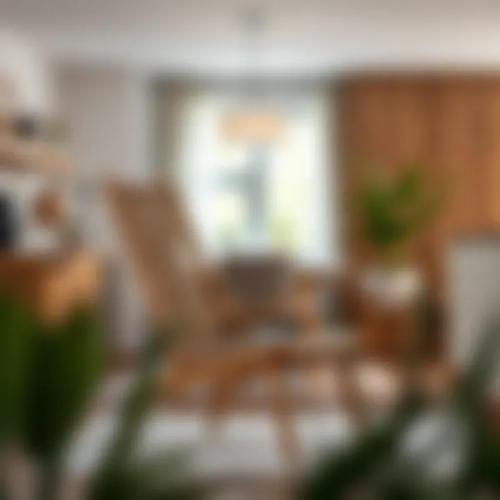 Functional Design in Modern Homes Functional wooden chair in a modern home setting