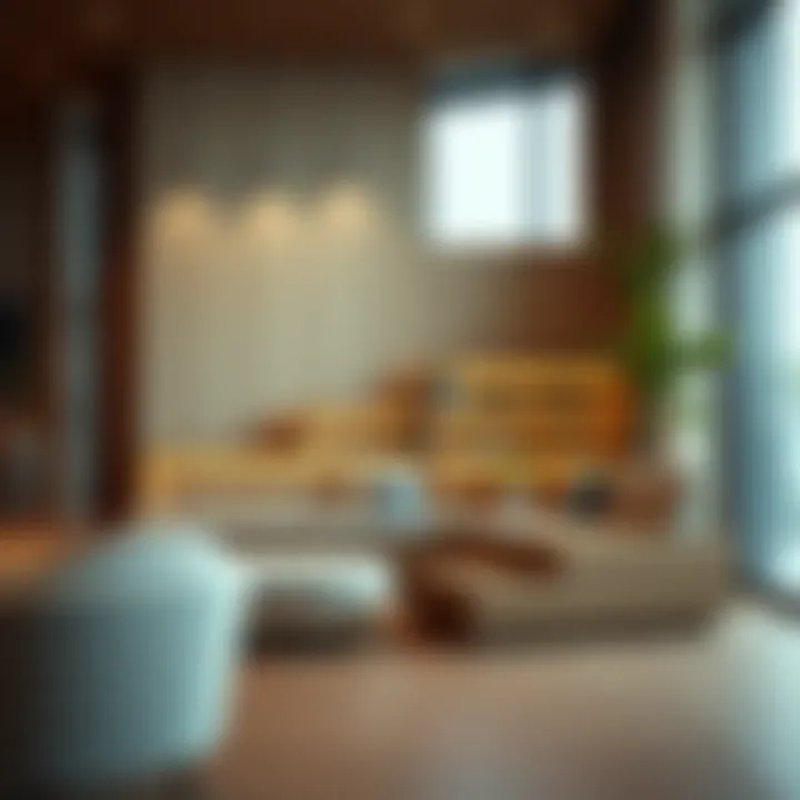 High seating configuration promoting comfort and aesthetics